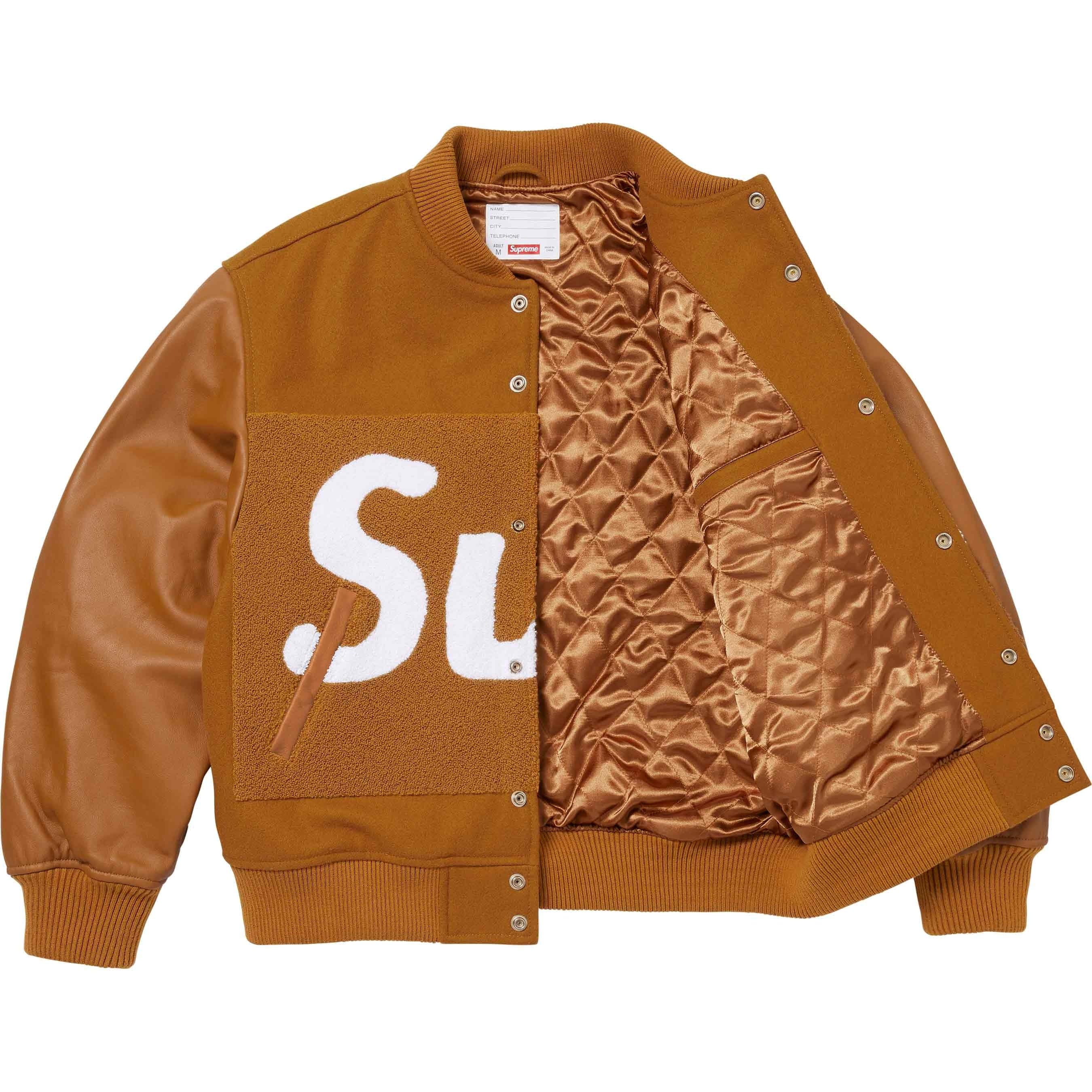 Big Logo Chenille Varsity Jacket view 10
